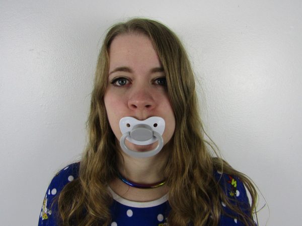 White and Grey pacifier
