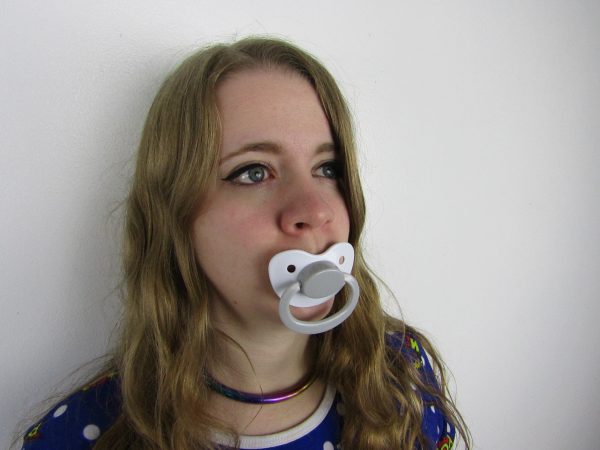 White and Grey pacifier - Image 3