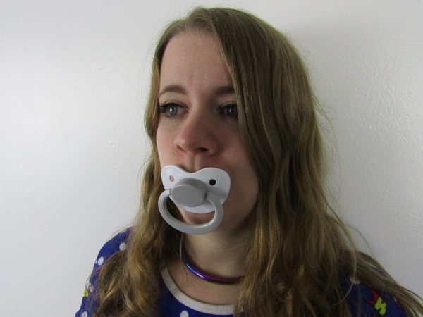 White and Grey pacifier - Image 2