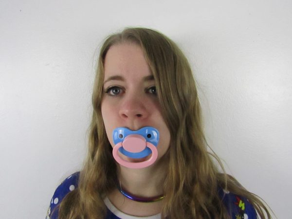 Blue and Pink pacifier - Image 2