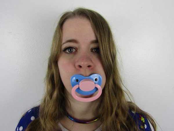 Blue and Pink pacifier