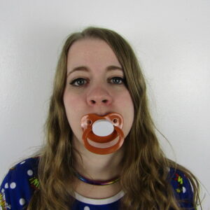Chocolate and White pacifier