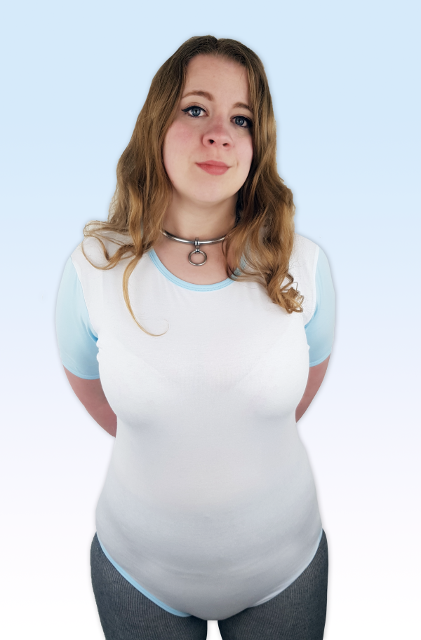 Plain and simple Onesie Bodysuit Blue Binding