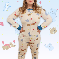 Bed Teds Drop Seat Sleepsuit