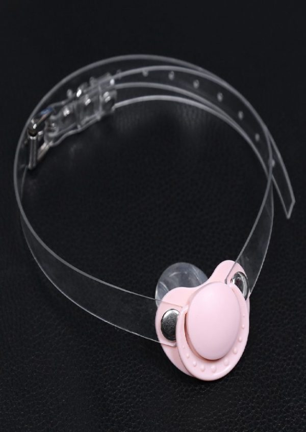 Pink pacifier Gag