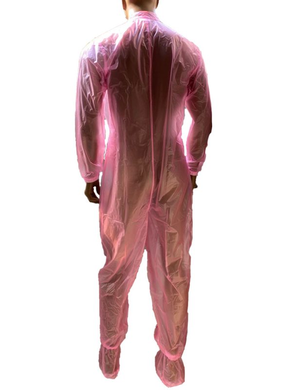 Pink Plastic waterproof Suit - Image 2