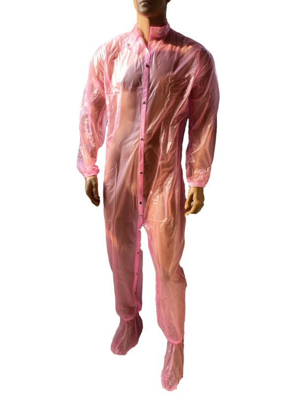 Pink Plastic waterproof Suit - Image 5