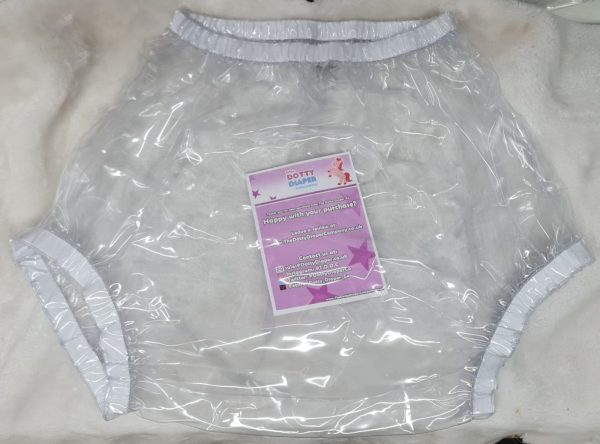 Clear thick Elastic Premium Plastic Pants - Image 8