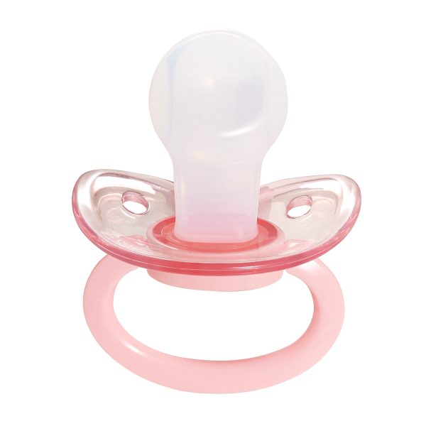 Translucent Pink and pink pacifier - Image 3