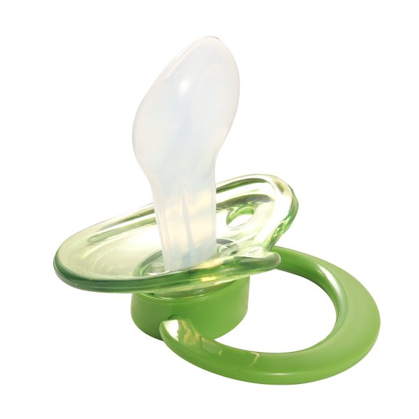 Translucent Green and Green pacifier - Image 4