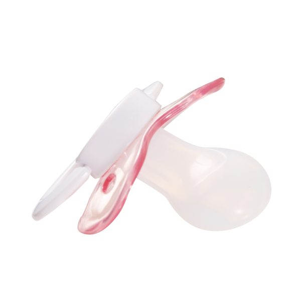 Translucent Pink and White pacifier - Image 6