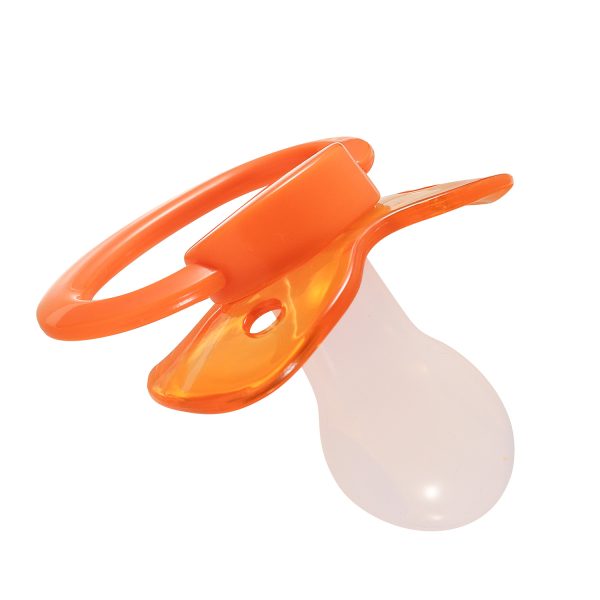 Translucent orange and orange pacifier - Image 5