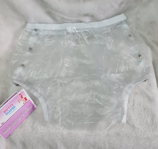 Clear front popper Plastic pants - Image 3