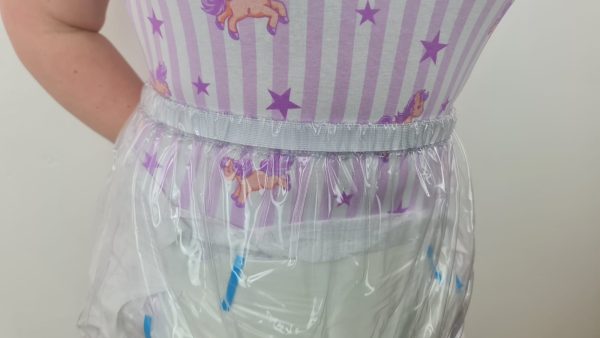 Clear thick Elastic Premium Plastic Pants - Image 5